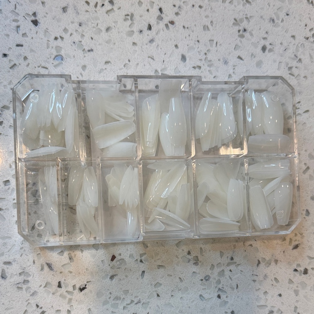 Aprés Gel-X Natural Round Press-On Nails - White - Picture 7 of 7